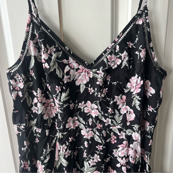 Lulus Esperanza Black Floral Print Midi Dress - Picture 3 of 7